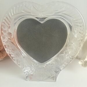 Heart-Shaped Clear Glass Frame